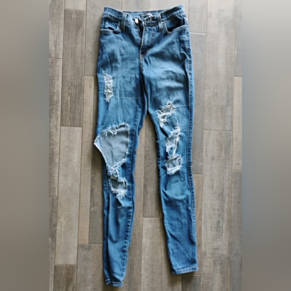 Fashion Nova Light Blue Denim Jeans